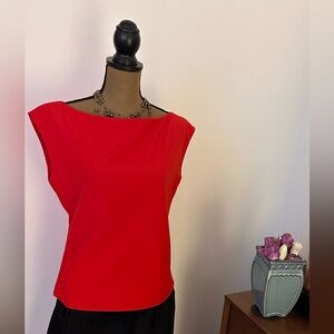 Caara Elegant Red Women's Top